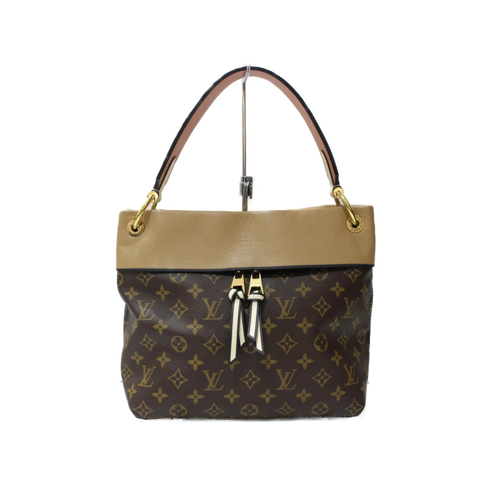 LOUIS VUITTON Tuileries Besace Tote Bag Shoulder Monogram Brown